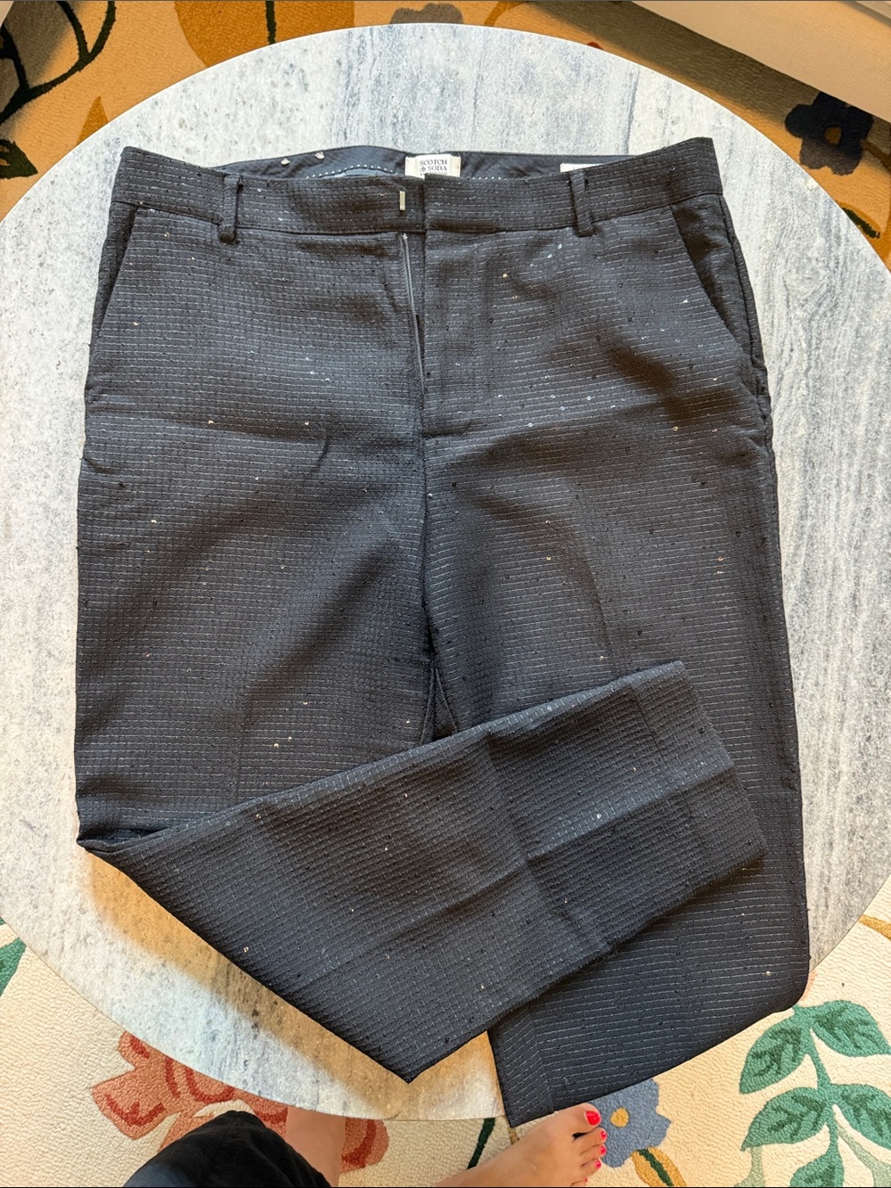 Women’s Black Sparkly Dress Pants Scotch & Soda